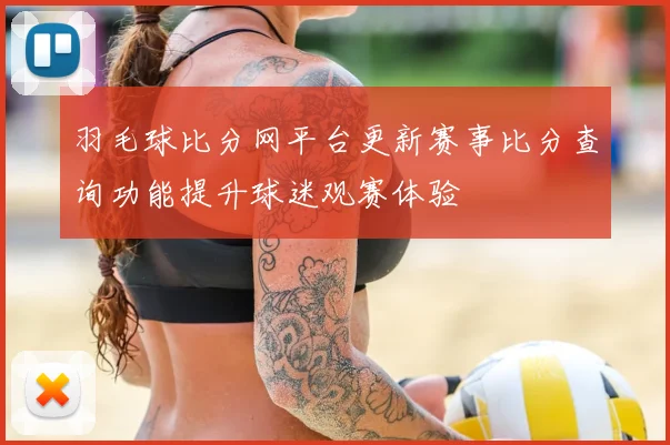羽毛球比分网平台更新赛事比分查询功能提升球迷观赛体验