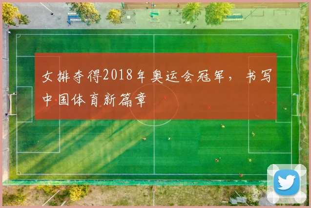女排夺得2018年奥运会冠军,书写中国体育新篇章